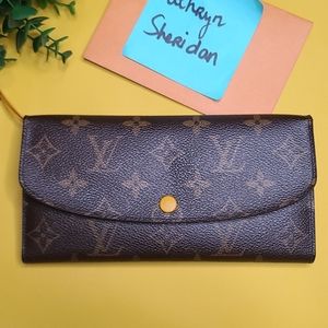 LOUIS VUITTON EMILIE MIMOSA MONOGRAM LONG WALLET